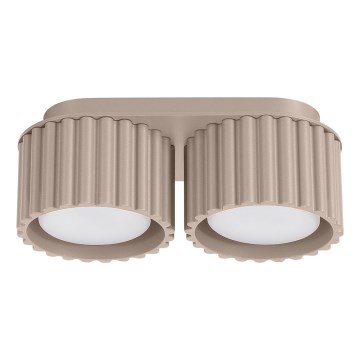 Faretto AURA 2xGX53/10W/230V taupe