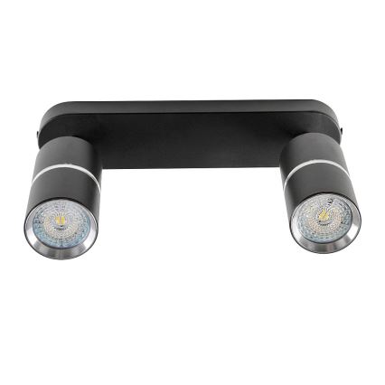 Faretto BAMBOO 2xGU10/10W/230V nero