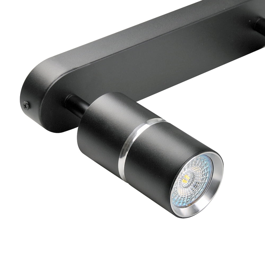 Faretto BAMBOO 2xGU10/10W/230V nero