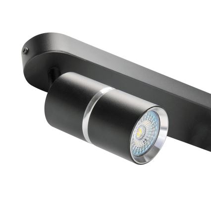 Faretto BAMBOO 2xGU10/10W/230V nero