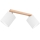 Faretto BENITA 2xE27/25W/230V bianco/quercia