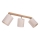 Faretto BENITA 3xE27/25W/230V color crema/quercia