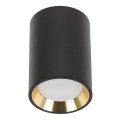 Faretto CHLOE 1xGU10/35W/230V rotondo nero/oro