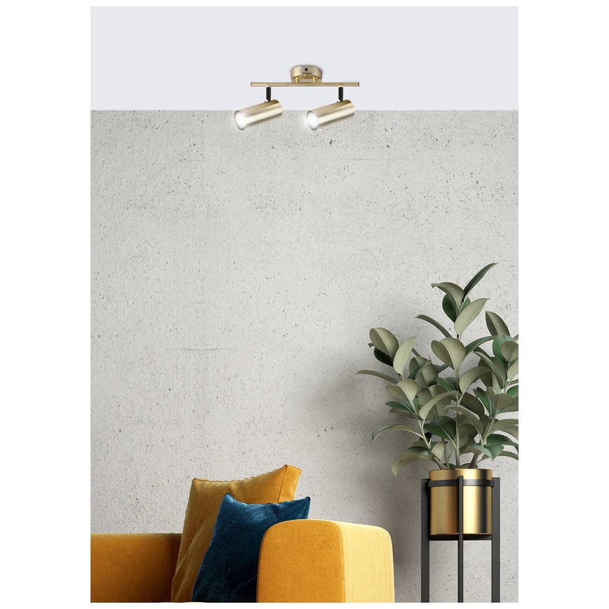 Faretto COLLY 2xGU10/15W/230V oro