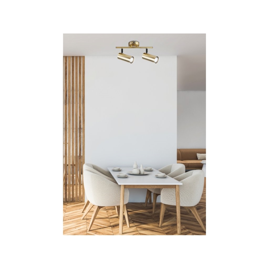 Faretto COLLY 2xGU10/15W/230V oro