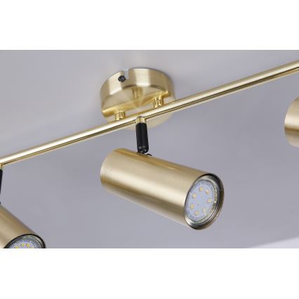 Faretto COLLY 3xGU10/15W/230V oro