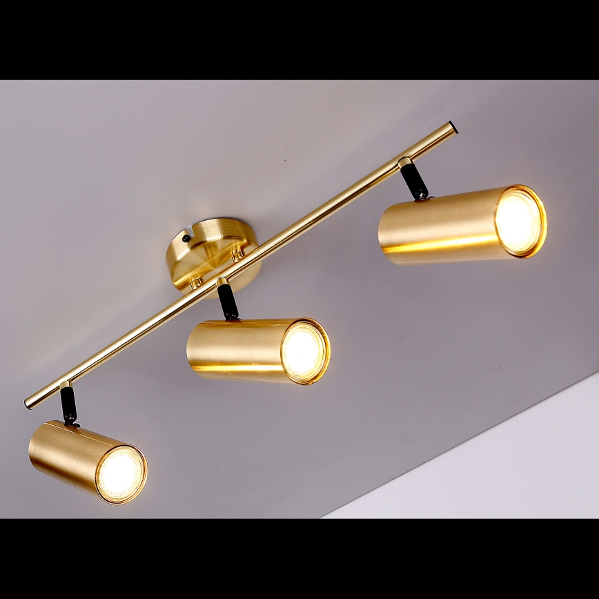 Faretto COLLY 3xGU10/15W/230V oro