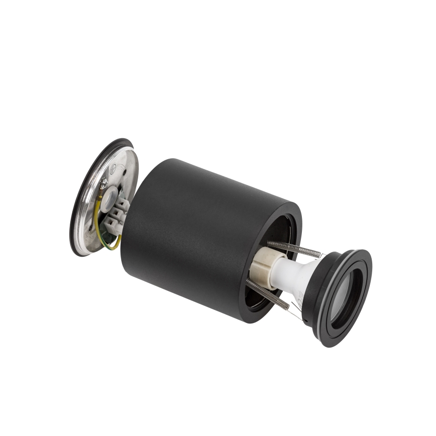 Faretto da bagno CHLOE 1xGU10/6W/230V IP65 rotondo nero