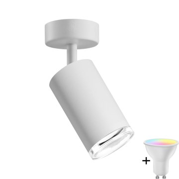 Faretto da bagno dimmerabile LED RGBW TURYN 1xGU10/6,5W/230V 2700-6500K Wi-Fi IP44 bianco
