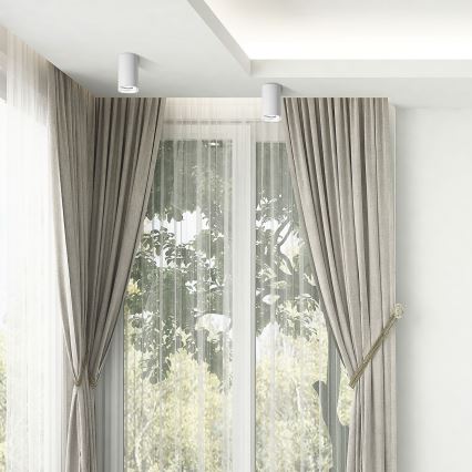 LED RGBW dimmerabile faretto da bagno TURYN 1xGU10/6W/230V 3000K IP44 bianco + telecomando