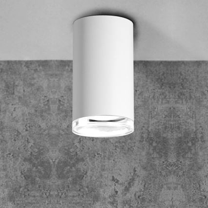 LED RGBW dimmerabile faretto da bagno TURYN 1xGU10/6W/230V 3000K IP44 bianco + telecomando