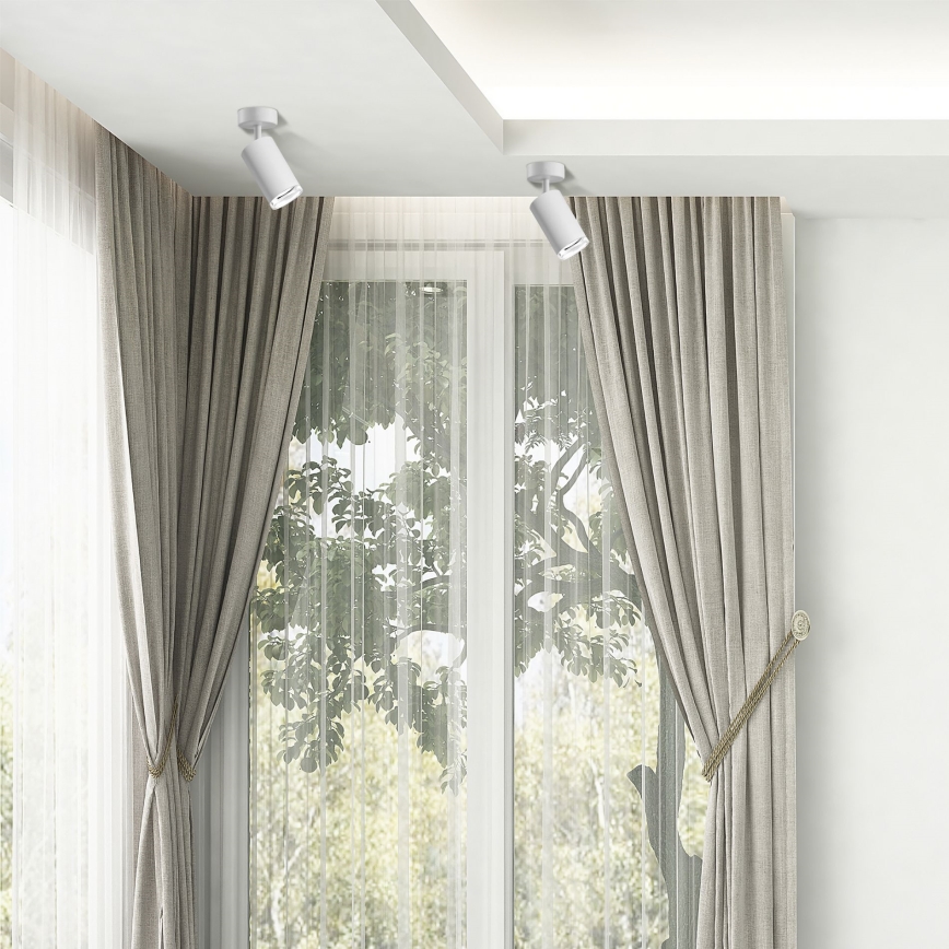 Faretto da bagno LED RGBW dimmerabile TURYN 1xGU10/6W/230V 3000K IP44 bianco + telecomando