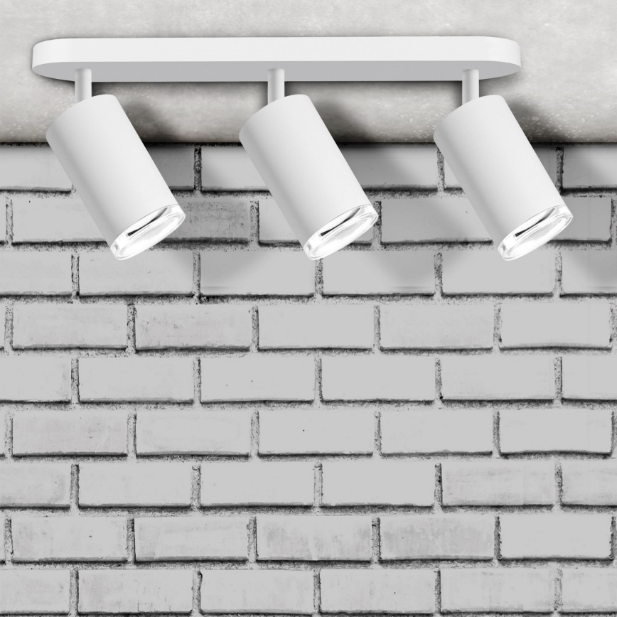 Faretto per bagno LED RGBW dimmerabile TURYN 3xGU10/6W/230V 3000K Wi-Fi IP44 bianco