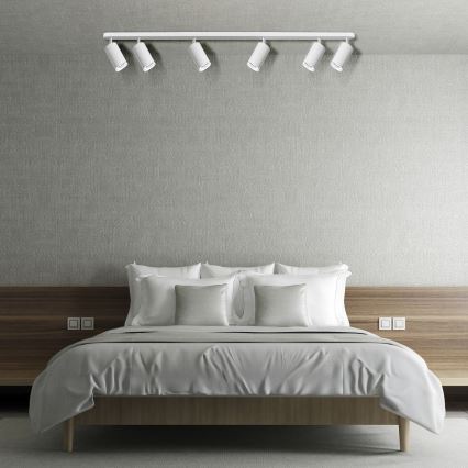 Faretto da bagno LED RGBW dimmerabile TURYN 6xGU10/6,5W/230V 2700-6500K Wi-Fi IP44 bianco