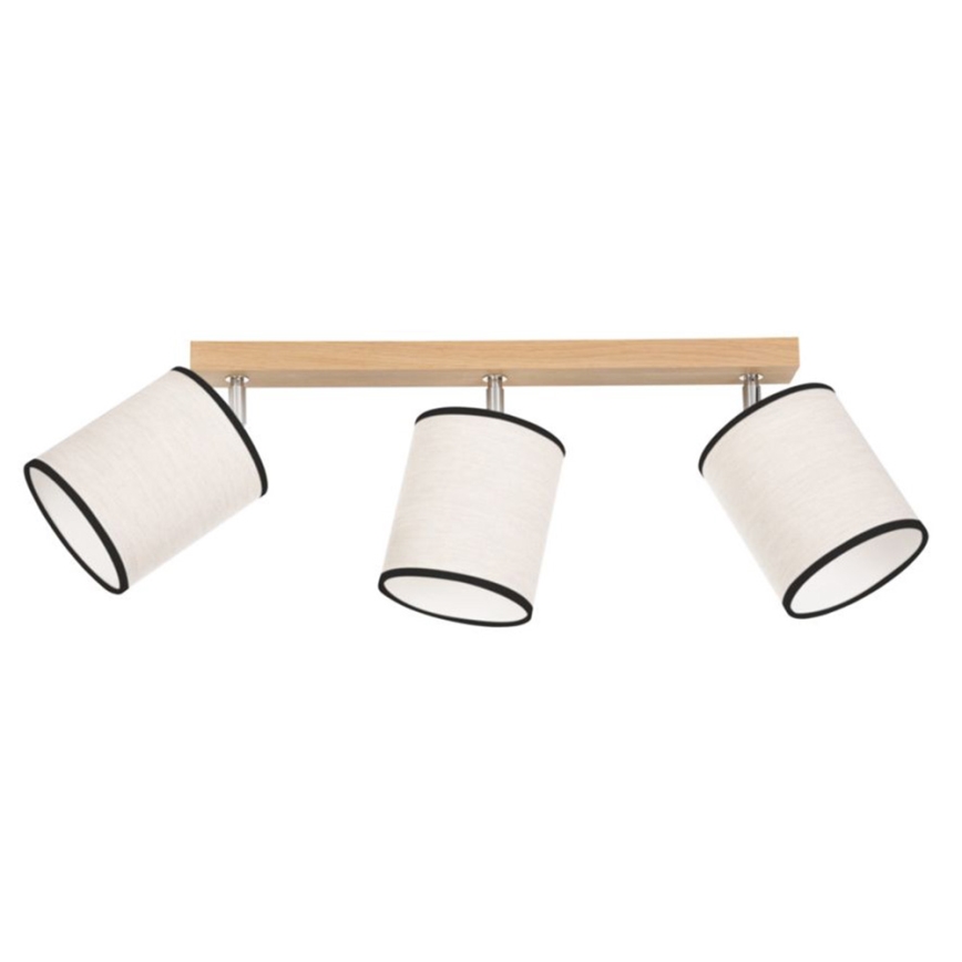 Faretto da binario BOHO 3xE27/25W/230V quercia