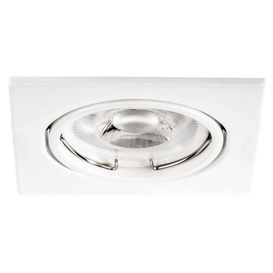 Faretto da incasso 1xGU10/MR16/10W/230V 9x9 cm bianco