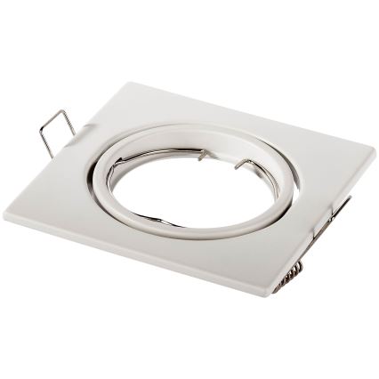 Faretto da incasso 1xGU10/MR16/10W/230V 9x9 cm bianco
