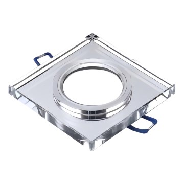 Faretto da incasso 1xGU10/MR16/10W/230V 9x9 cm cromo lucido