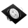 Faretto da incasso 1xGU10/MR16/10W/230V 9x9 cm nero
