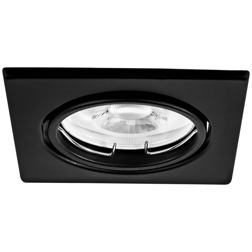 Faretto da incasso 1xGU10/MR16/10W/230V 9x9 cm nero