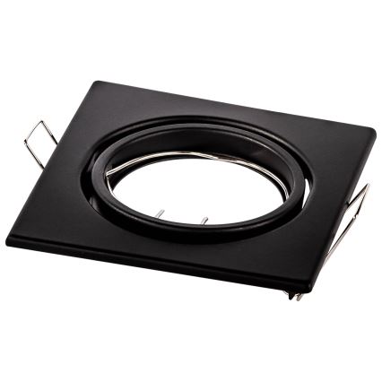 Faretto da incasso 1xGU10/MR16/10W/230V 9x9 cm nero