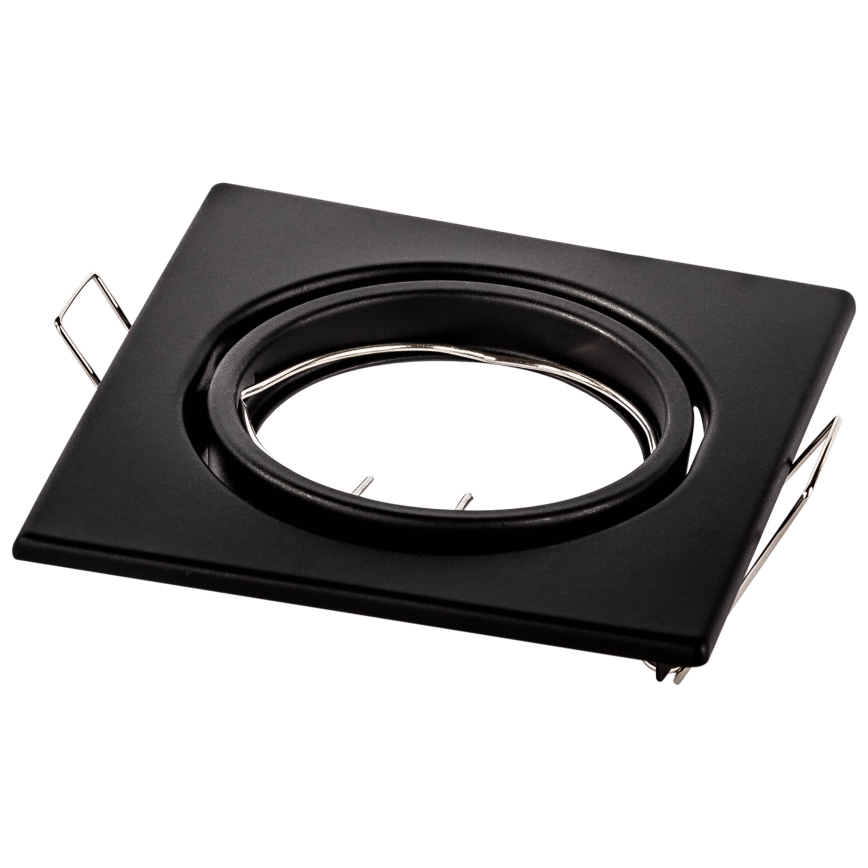 Faretto da incasso 1xGU10/MR16/10W/230V 9x9 cm nero