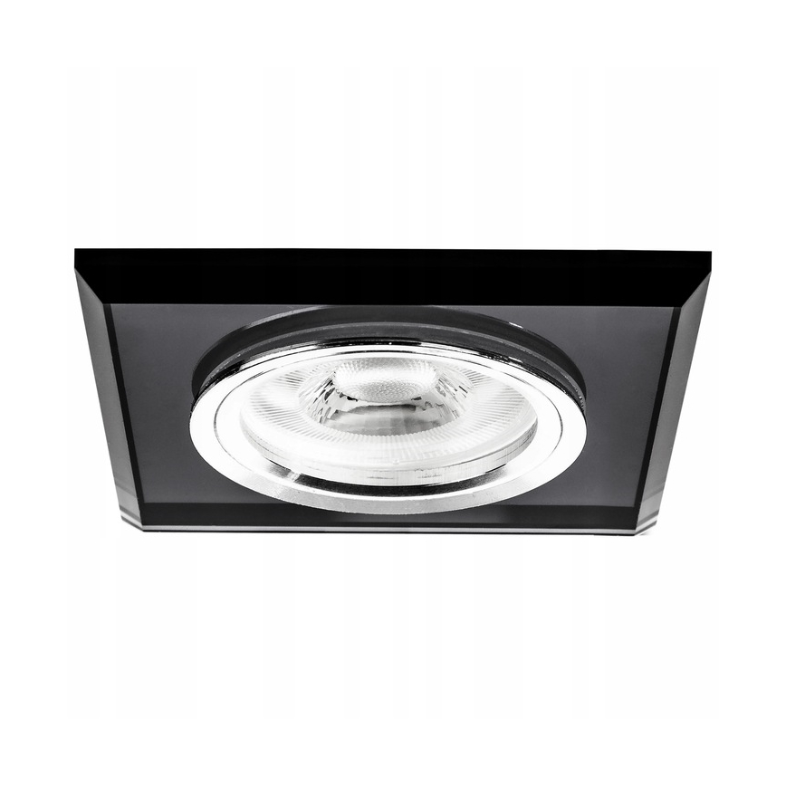 Faretto da incasso 1xGU10/MR16/10W/230V 9x9 cm nero