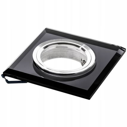 Faretto da incasso 1xGU10/MR16/10W/230V 9x9 cm nero