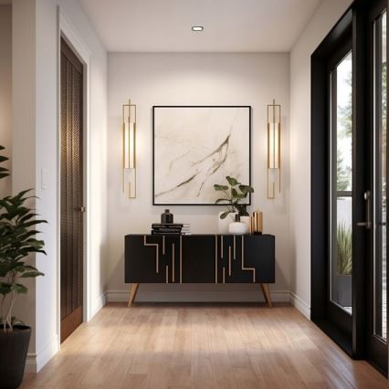 Faretto da incasso 1xGU10/MR16/10W/230V Ø 9 cm nero