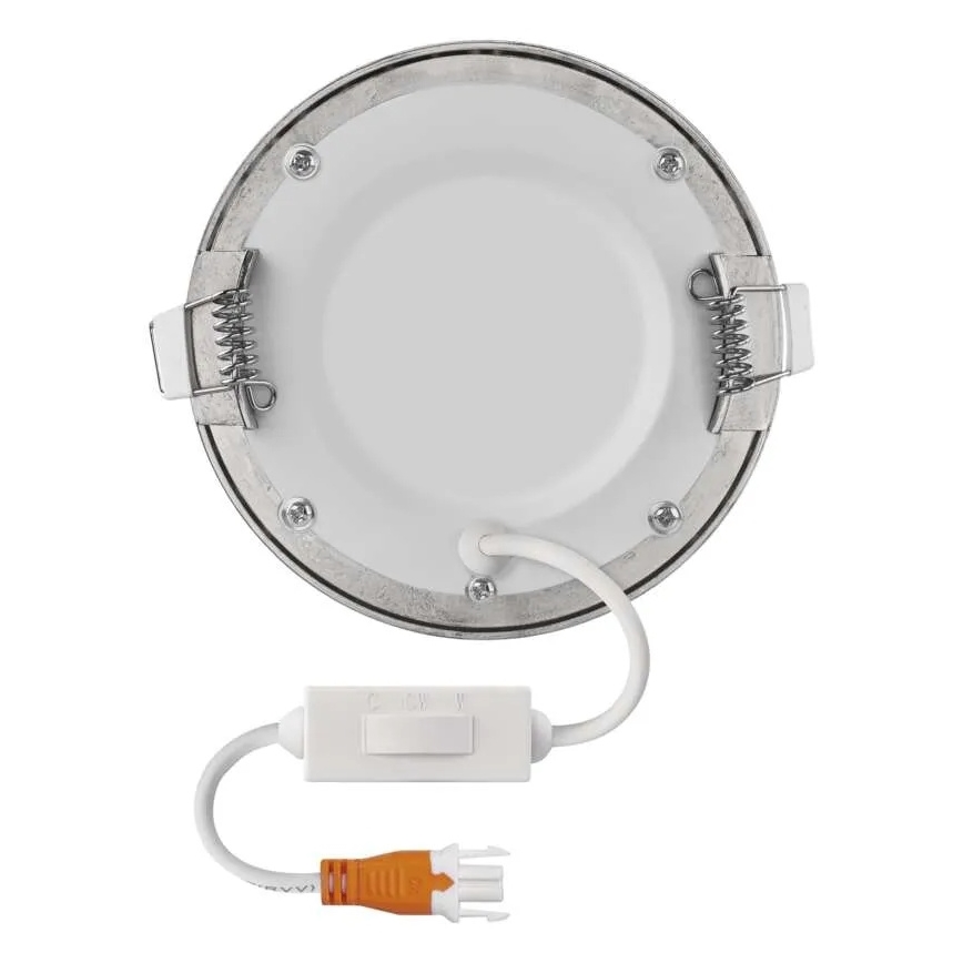 Faretto da incasso a LED NEXXO LED/7W/230V 3000/3500/4000K argento Ø 12 cm