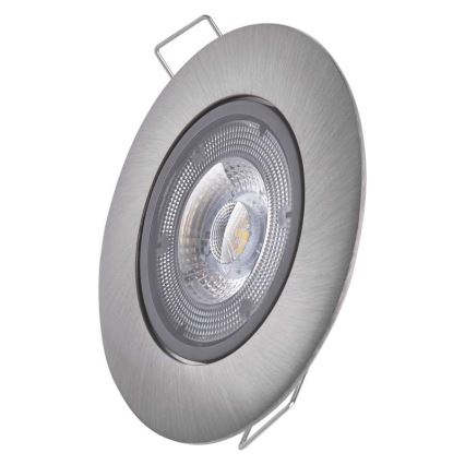 Lampada LED da incasso LED/5W/230V 4000 K argento