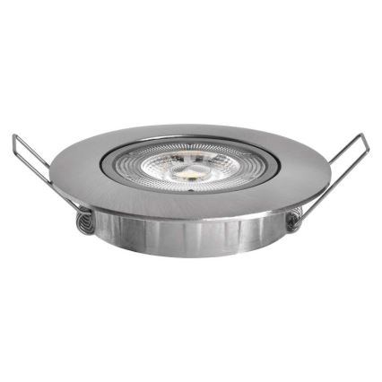 Lampada LED da incasso LED/5W/230V 4000 K argento