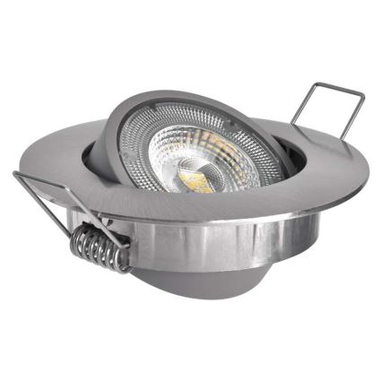 Lampada LED da incasso LED/5W/230V 4000 K argento