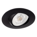 Faretto da incasso LED FIZU/4W/230V 3000/4000/6500K nero