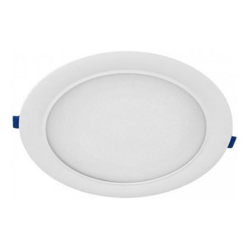 Faretto da incasso LED SIGARO, 24W/230V, 3000/4000/6500K, Ø 22 cm, bianco