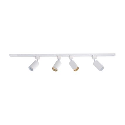 Faretto da incasso nel sistema a binario TRACER 4xGU10/10W/230V 1 m bianco