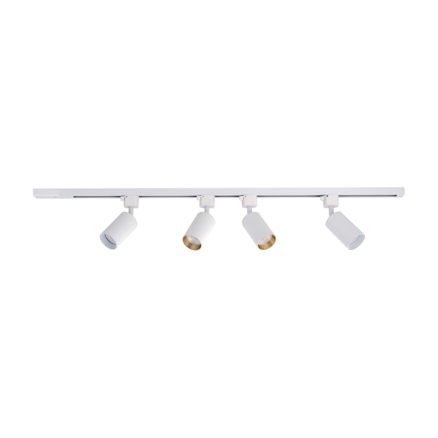 Faretto da incasso nel sistema a binario TRACER 4xGU10/10W/230V 1 m bianco