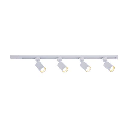 Faretto da incasso nel sistema a binario TRACER 4xGU10/10W/230V 1 m bianco