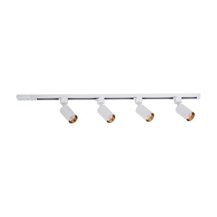 Faretto da incasso nel sistema a binario TRACER 4xGU10/10W/230V 1 m bianco