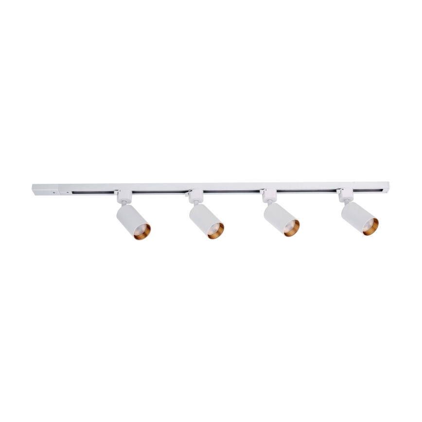 Faretto da incasso nel sistema a binario TRACER 4xGU10/10W/230V 1 m bianco
