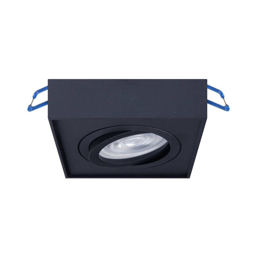 Faretto da incasso NUSA 1xGU5,3/MR16/50W/12V quadrato nero