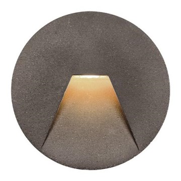 Faretto da incasso per esterni SPACE LED/4W/230V IP65 grigio