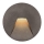Faretto da incasso per esterni SPACE LED/4W/230V IP65 grigio