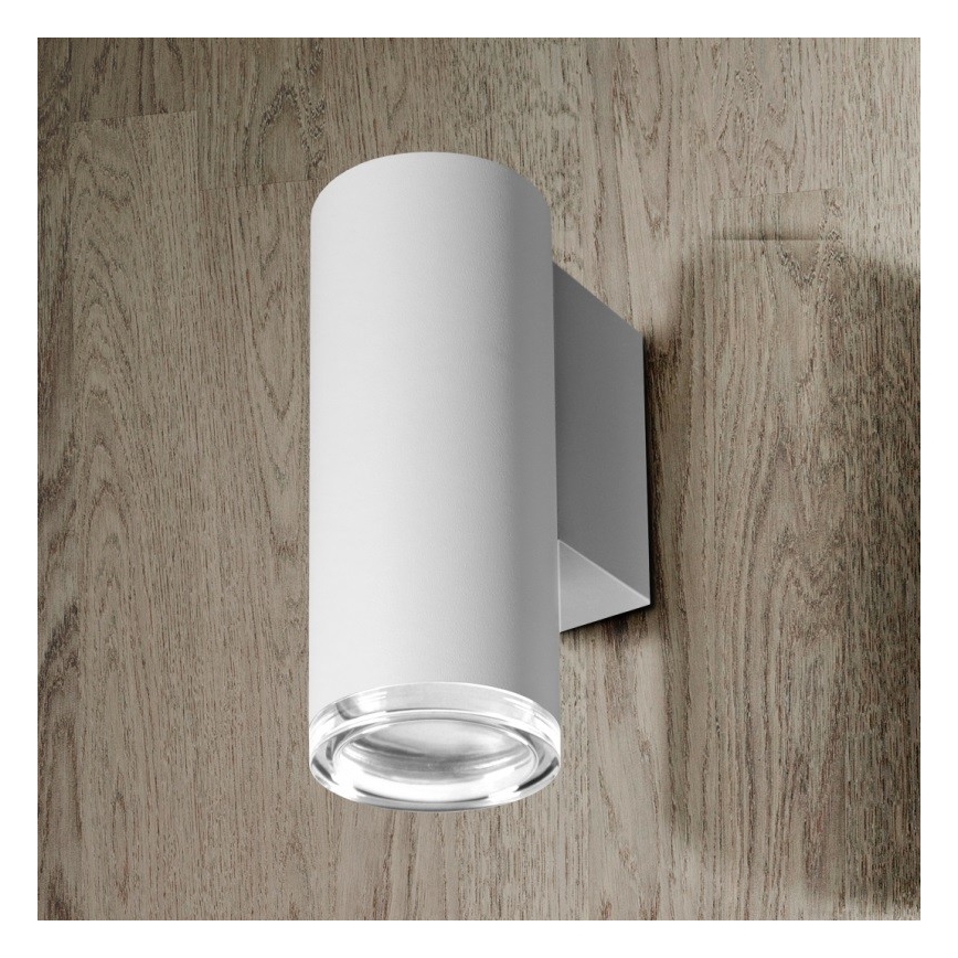 Faretto da muro per bagno TURYN 1xGU10/10W/230V IP44 bianco