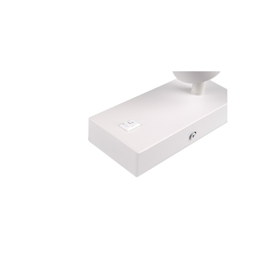 Faretto da parete 1xGU10/35W/230V bianco