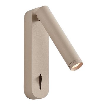 Faretto da parete a LED ABRIEL LED/6W/230V, beige