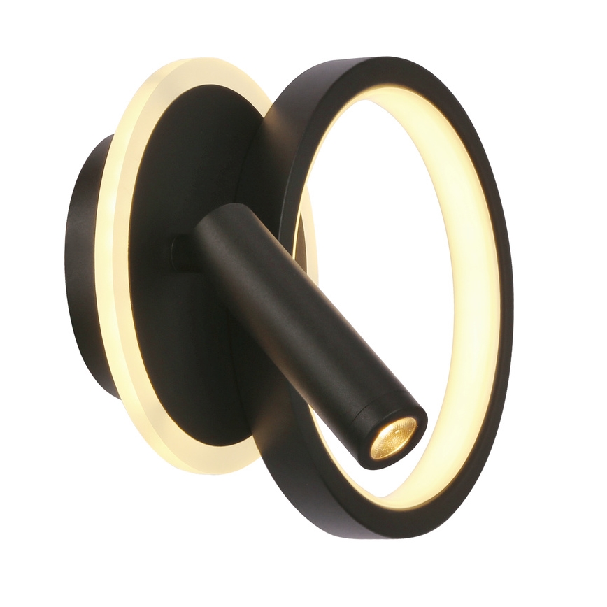 Faretto da parete a LED MONET LED/16W/230V nero