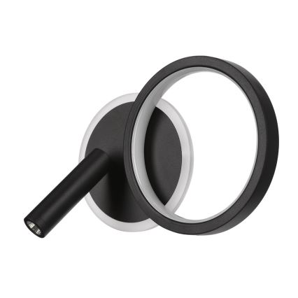 Faretto da parete a LED MONET LED/16W/230V nero