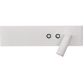 Faretto da parete a LED RESORT LED/10W/230V + LED/3W, bianco, lato destro