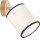 Faretto da parete BOHO 1xE27/25W/230V quercia